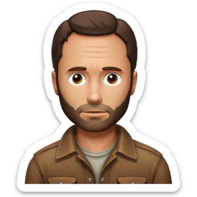 Rick Grimes sticker