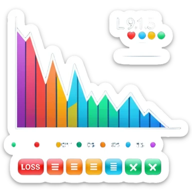 profit and loss chat stocks sticker