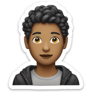 Non-binary person sticker