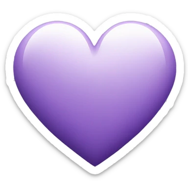 heart-deep-violet-and-white-color sticker