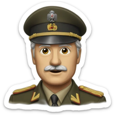 famous german leader second world war sticker