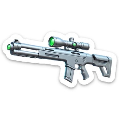 alien sniper rifle sticker