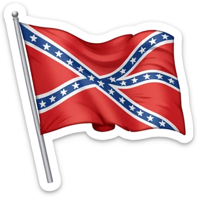 Rebel flag sticker
