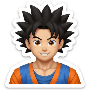 Goku imoji sticker