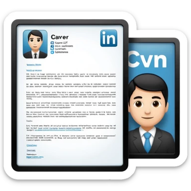 ✅ Professional CV
✅ Cover Letter
✅ LinkedIn Optimization
✅ Indeed Profile Setup
✅ LinkedIn Premium & Verification
✅ Career Consulting
give me emojies according to this sticker