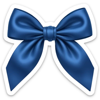 Laço azul marinho sticker