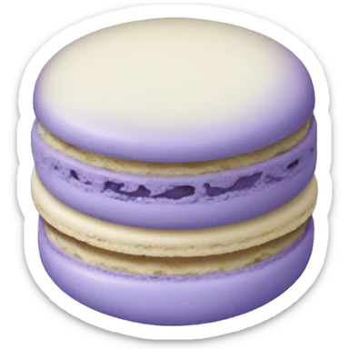 Periwinkle macaron sticker