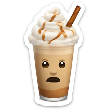 Iced chai latte  sticker