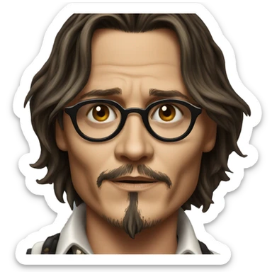 johnny depp sticker