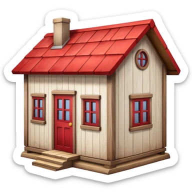 casa pequeña sticker