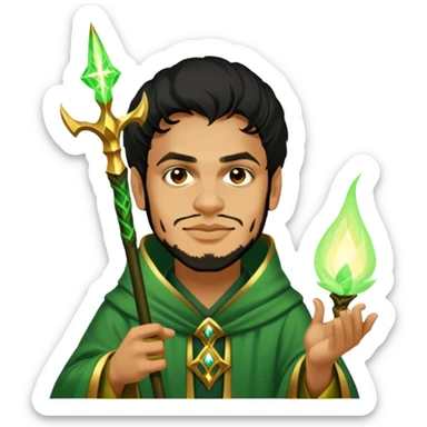 Verdant Wizard sticker