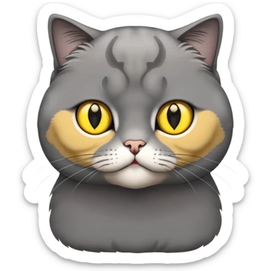 scottish fold katze @Emoji sticker