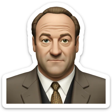 Tony soprano wins fantasy football sticker