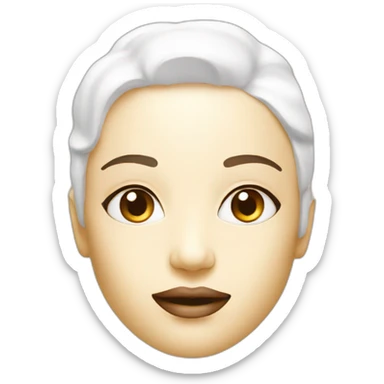 luxurious face cream sticker