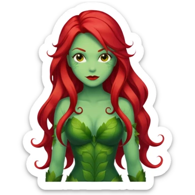 poison ivy standing sticker