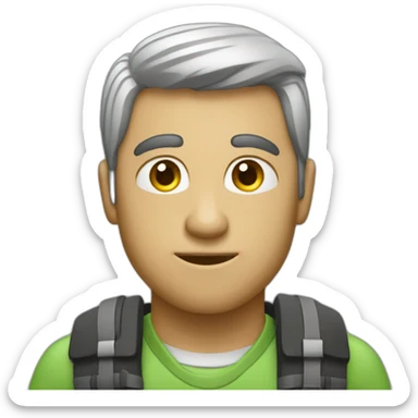 a text reading "gfm" with the style of the 100 emoji sticker