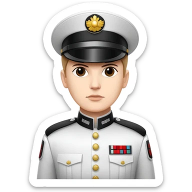 Star Wars Imperial officer in uniform sticker