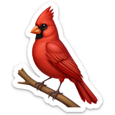 Red Cardinal emoji sticker