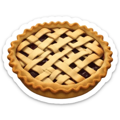 Pie sticker