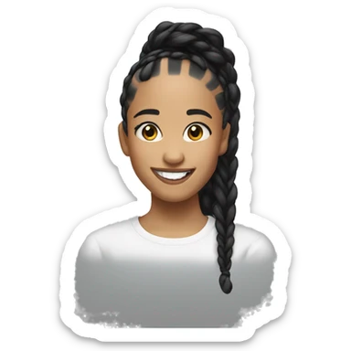 Rae lil black smiling sticker