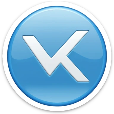 Create a blue checkmark for the nickname, do 1 in 1 as in tiktok sticker