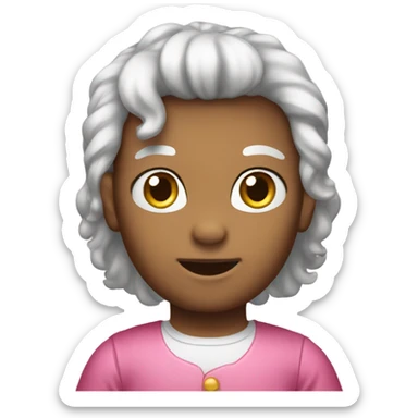 Hello kitty without bow, dear Daniel hair sticker