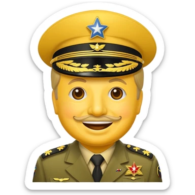 Pinochett as emoji sticker