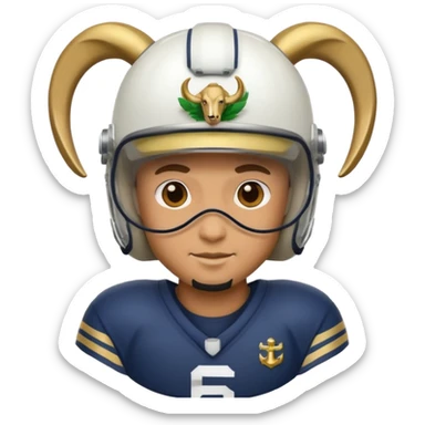 Naval academy football goat emoji sticker