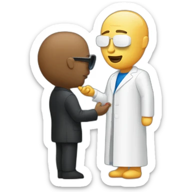 Morpheus proposing red or blue pill sticker