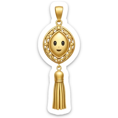 ade tassel pendant sticker