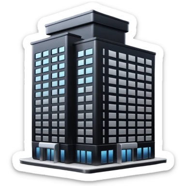 The dark building of the vodka building sticker