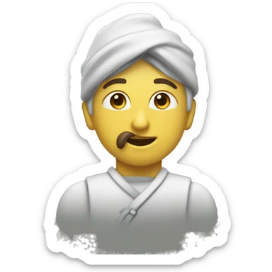 rekin w garniturze sticker