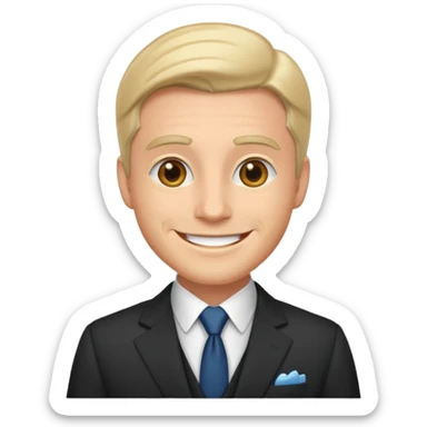 Rich, charismatic man  sticker