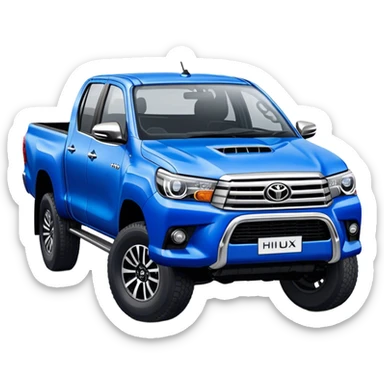 Toyota Hilux - Toyota (Model Year: 2021) (Iconic colour: Blue) sticker