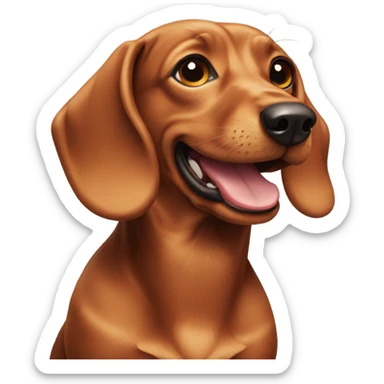 Dachsund emoji sticker