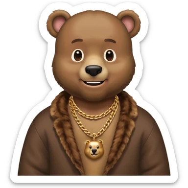 Kanye west bear sticker