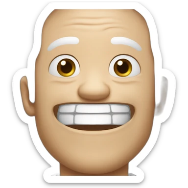 hide the pain harold grinning sticker