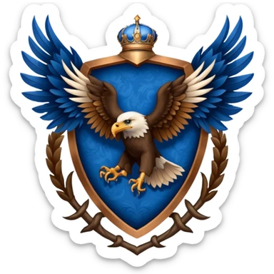 Hogwarts Ravenclaw crest Eagle sticker
