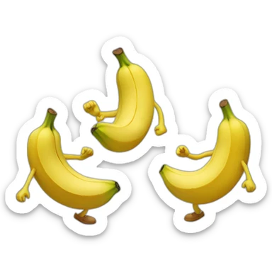 Bananas dancing Salsa sticker