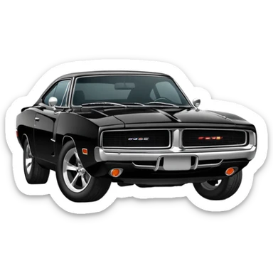 faz o dodge charge dos Velozes & Furiozos pra min? sticker