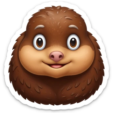 A mole emoji sticker