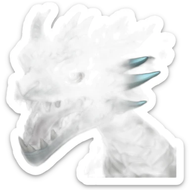 winter wyvern sticker