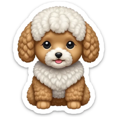 toy poodle sticker
