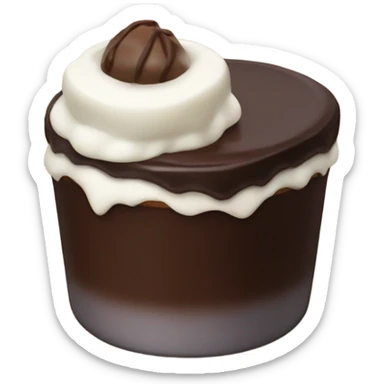 Chocolate soufflé bar sticker