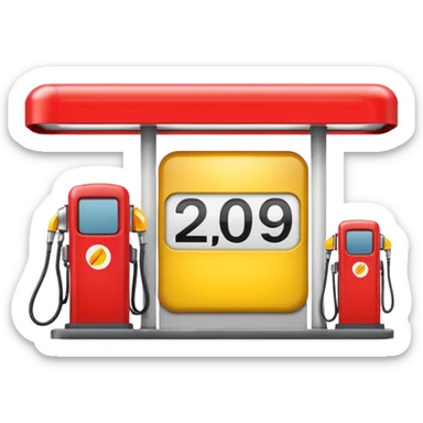 just the shell itself we all konw, the sign of the gas station sticker