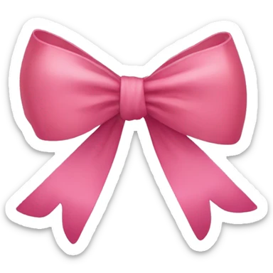 Coquette bow sticker