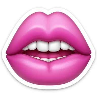 Sugar plum lips sticker