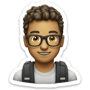 A nerd who loves programming but is also really into McDonalds sticker