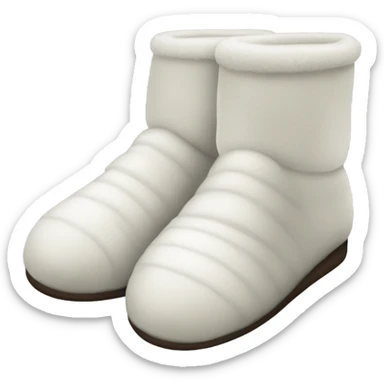 White House shoe slippers cozy sticker