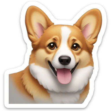 corgi-but sticker
